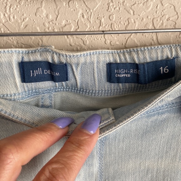 J. Jill cropped jeans - Picture 2 of 3